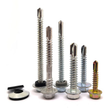 China Golden Suppliers Customized Hex Head Self Drilling Screws Wood to metal